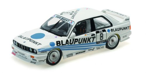 Minichamps - BMW 3-SERIES M3 (E30) TEAM BMW ISERT N 8 DTM SEASON 1988 OLAF MANTHEY WHITE LIGHT BLUE