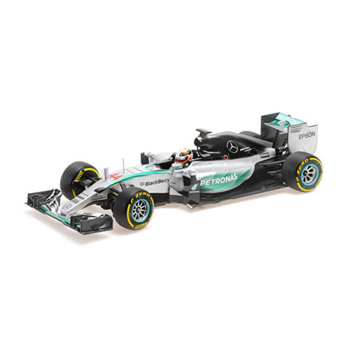 Minichamps - 1:18 Mercedes Amg Petronas F1 Team W06 Hybrid - Lewis Hamilton - World Champion 2015