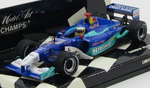 Minichamps - SAUBER F1  C21 PETRONAS N 7 GP USA 2002 N.HEIDFELD BLUE MET GREEN