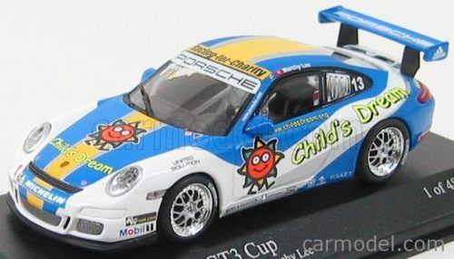 Minichamps - Porsche 911 Gt3 N 13 Carrera Cup Asia Macau 2007 M.Lee Light Blue White