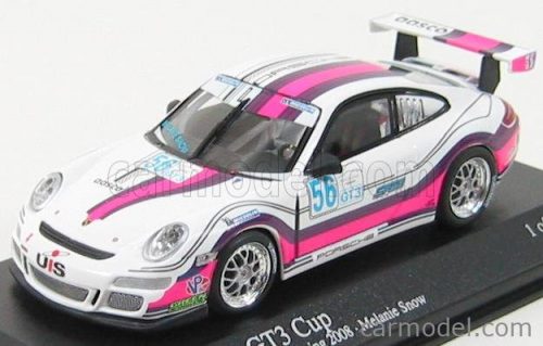 Minichamps - Porsche 911 Gt3 N 56 Snow Racing Imsa Challenge Sebring 2008 M.Snow White Pink