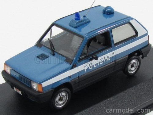 Minichamps - Fiat Panda 1980 Polizia - Police Blue White