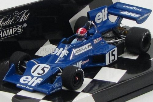 Minichamps - TYRRELL F1  FORD 007 N 15 SEASON 1975 J.P.JABOUILLE BLUETTE