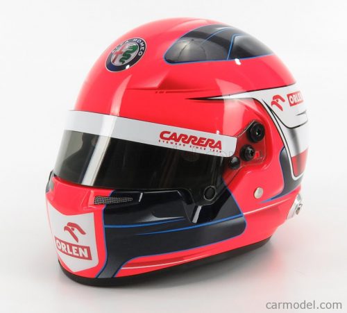 Mini Helmet - Bell Helmet F1 Casco Helmet Alfa Romeo C39 Team Racing Orlen Season 2020 R.Kubica Red