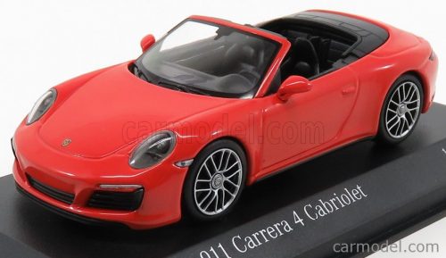 Minichamps - Porsche 911 991-2 Carrera 4S Cabriolet 2017 Orange