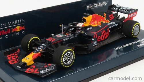 Minichamps - Red Bull F1 Rb15 Team Aston Martin N 33 Winner Brazilian Gp 2019 Max Verstappen Matt Blue Yellow