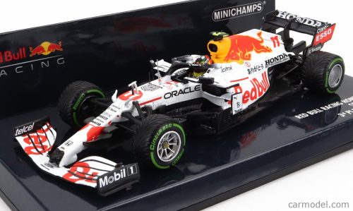 Minichamps - Red Bull F1 Rb16B Honda Ra620H Team Aston Martin N 11 3Rd Turkish Gp 2021 Sergio Perez White Red