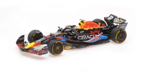 Minichamps - RED BULL F1  RB19 TEAM ORACLE RED BULL RACING N 11 4th AUSTIN USA GP 2023 SERGIO PEREZ MATT BLUE