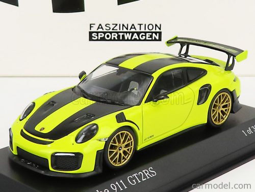 Minichamps - Porsche 911 991-2 Gt2 Rs Weissach Package Coupe 2018 Acid Green