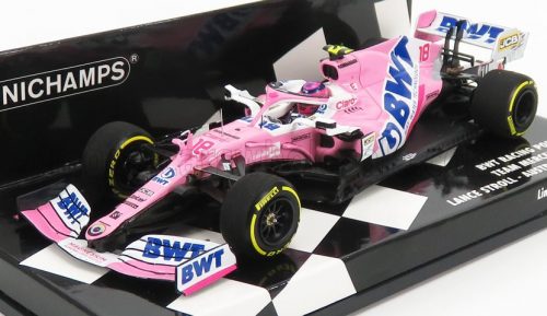 Minichamps - MERCEDES BWT F1  RP20 TEAM SPORTPESA RACING POINT N 18 SEASON 2020 L.STROLL PINK MATT BLUE