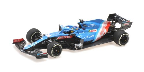 Minichamps - 1:43 ALPINE F1 TEAM A521 – FERNANDO ALONSO – QATAR GP 2021 - L.E. 1008 pcs. - MINICHAMPS