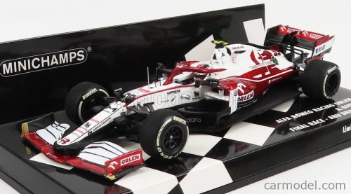 Minichamps - Alfa Romeo F1 C41 Team Orlen Racing N 99 Last Race Abu Dhabi Gp 2021 Antonio Giovinazzi White Red Met