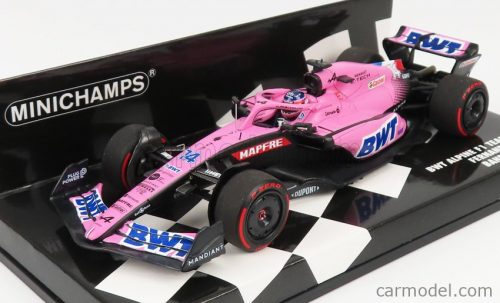 Minichamps - Renault F1 A522 Team Alpine Bwt N 14 Bahrain Gp 2022 Fernando Alonso Pink Blue