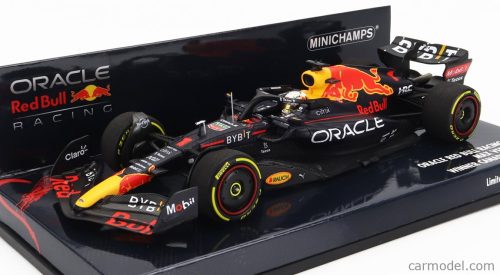 Minichamps - Red Bull F1  Rb18 Team Oracle Red Bull Racing N 1 Winner Canadian Gp World Champion 2022 Max Verstappen Matt Blue Yellow Red