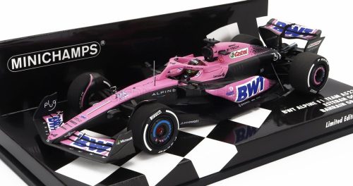 Minichamps - RENAULT F1  A523 TEAM BWT ALPINE N 31 SEASON 2023 ESTEBAN OCON BLUE PINK