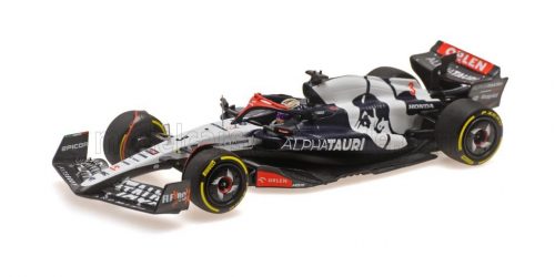 Minichamps - ALPHA TAURI F1  AT04 TEAM ALPHA TAURI N 3 HUNGARIAN GP 2023 DANIEL RICCIARDO BLUE WHITE