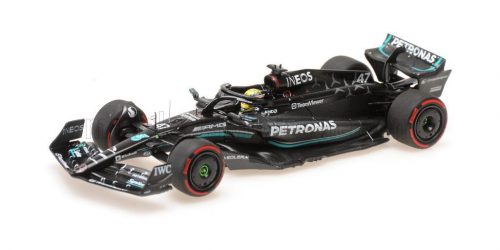 Minichamps - MERCEDES GP F1 W14 TEAM MERCEDES-AMG PETRONAS FORMULA ONE N 47 TEST BARCELONA 2023 MICK SCHUMACHER MATT BLACK