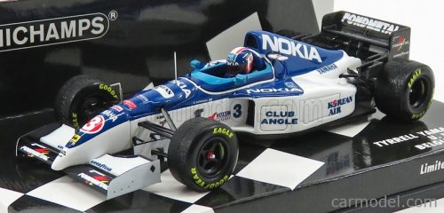 Minichamps - Tyrrell F1 Yamaha 023 N 3 Gp Belgium Gp 1995 U.Katayama Blue White