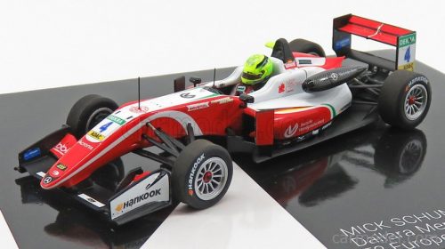 Minichamps - Dallara F3 F317 Mercedes Team Prema Theodore Racing N 4 Season Mick Schumacher 2018 Formula3 Champion Red White