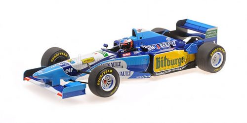 Minichamps - BENETTON F1 B195 TEAM MILD SEVEN RENAULT N 1 WORLD CHAMPION SEASON 1995 MICHAEL SCHUMACHER BLUE YELLOW