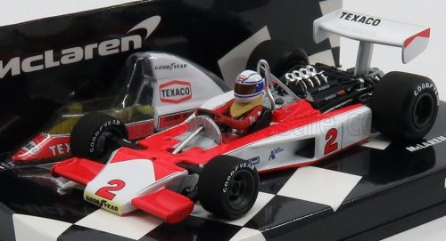 Minichamps - McLAREN F1  M23 FORD N 2 SEASON 1975 J.MASS - WITH ENGINE DETAILS RED WHITE