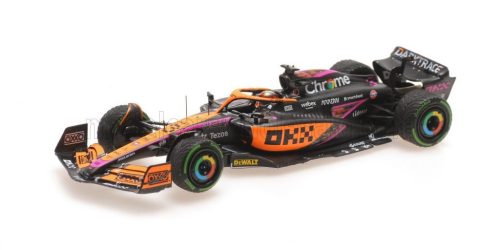 Minichamps - McLAREN  F1  MCL36 MERCEDES TEAM MCLAREN N 3 SINGAPORE GP 2022 DANIEL RICCIARDO ORANGE LIGHT BLUE