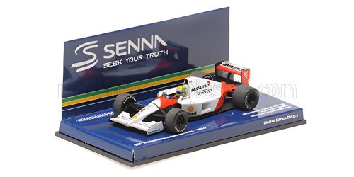 Minichamps - McLAREN F1  MP4/6 HONDA N 1 WORLD CHAMPION DIRTY VERSION SEASON 1991 AYRTON SENNA RED WHITE