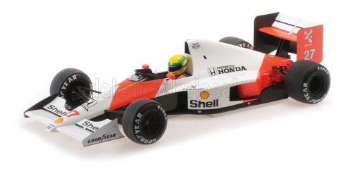 Minichamps - McLAREN F1  MP4/5B HONDA V10 TEAM MARLBORO N 27 WORLD CHAMPION SEASON 1990 AYRTON SENNA RED WHITE