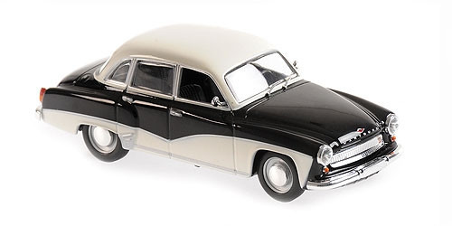 Minichamps - WARTBURG A 311 - 1958 - BLACK/WHITE – MAXICHAMPS