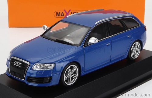 Minichamps - 1:43 Audi Rs 6 Avant - 2007 - Blue Metallic - Maxichamps