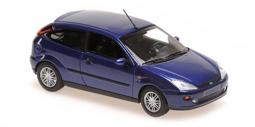 Minichamps - 1:43 FORD FOCUS 2-DOOR – 1998 – BLUE METALLIC - MAXICHAMPS - MINICHAMPS