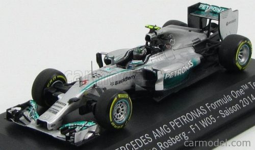 Minichamps - Mercedes Gp F1 W05 Amg Petronas N 6 Season 2014 Nico Rosberg Silver Green