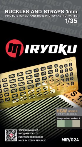 Miryoku - 1/35 Buckles and straps 1mm (A)