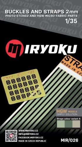 Miryoku - 1/35 Buckles and straps 2mm (A)