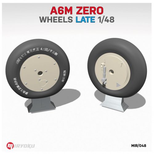 Miryoku - 1/48 A6M zero wheels late - Miryoku