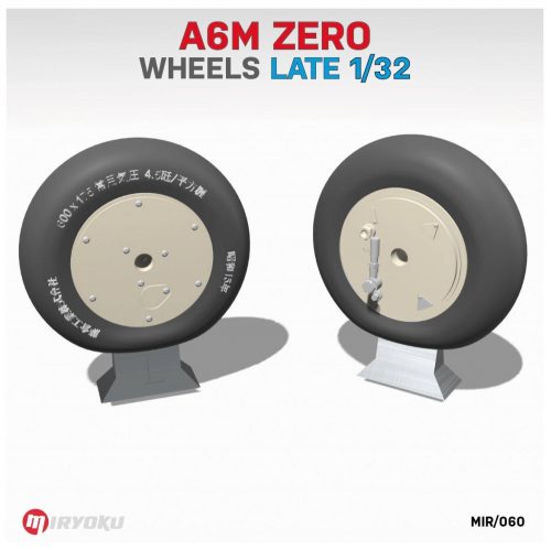 Miryoku - 1/32 A6M Zero wheels late - Miryoku