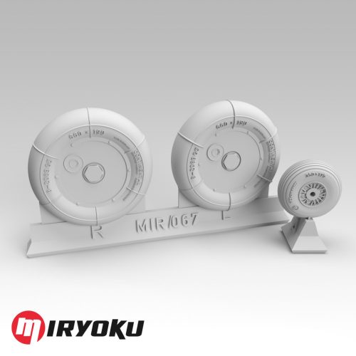 Miryoku - 1/48 BF109 G - screwed disc, slick tyre 660X190