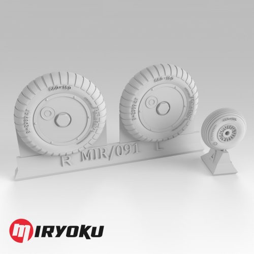 Miryoku - 1/35 BF109 G WHEELS- SCREWED DISC 660X160