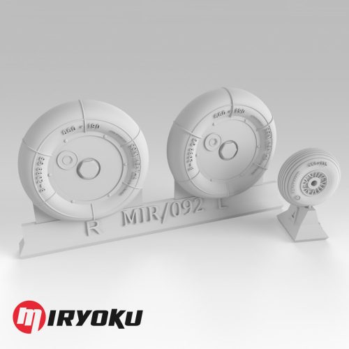 Miryoku - 1/35 BF109 G WHEELS- SCREWED DISC 660X190