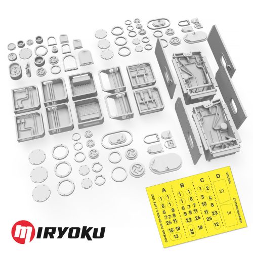 Miryoku - 1/32 COVERS FOR BF-109 E7