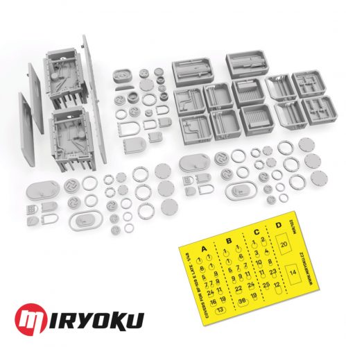 Miryoku - 1/48 Covers for BF-109 E late