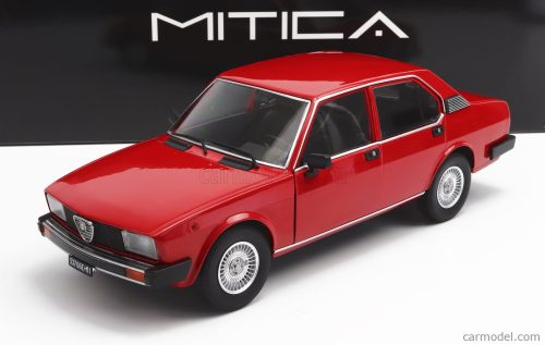 Mitica-Diecast - Alfa Romeo Alfetta Berlina 2000L 1978 - Cerchi Millerighe Wheels Rosso Alfa 501 Red