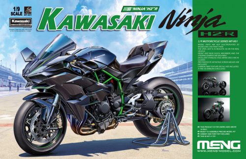 Meng Model - Kawasaki Ninja H2R (Pre-colored Edition)