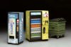 Meng Model - Vending Machine   Dumpster Set