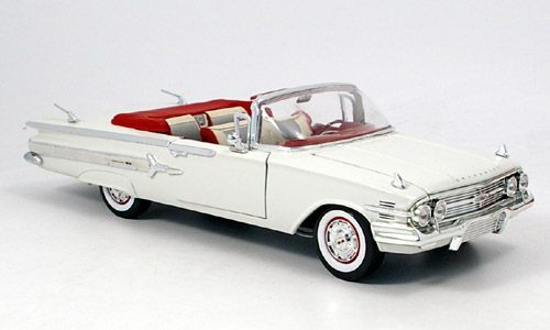 Motor-Max - Chevrolet Impala, weiss, 1960, 1:18