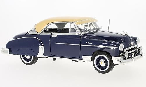 Motor-Max - Chevrolet Bel Air, dunkelblau/dunkelbeige, 1950, 1:18