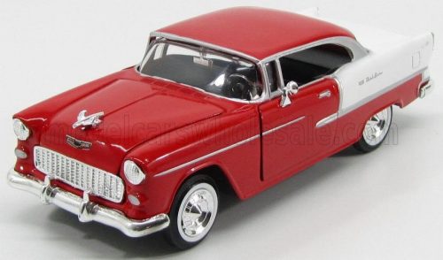 Motor-Max - CHEVROLET BEL AIR 2-DOOR 1955 RED WHITE