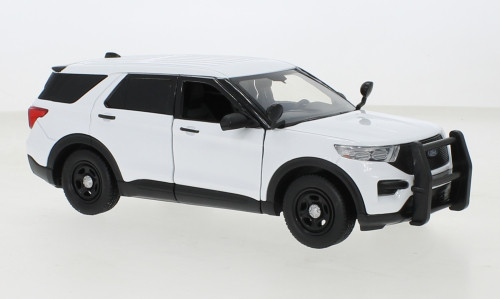 Motor-Max - Ford Police Interceptor Utility  weiss  2022  1:24