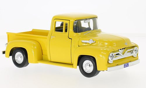 Motor-Max - Ford F-100 Pick Up  gelb  1955  1:24