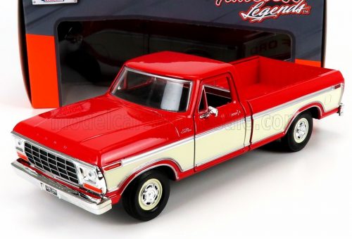 Motor-Max - FORD USA F-150 PICK-UP CUSTOM 1979 RED CREAM